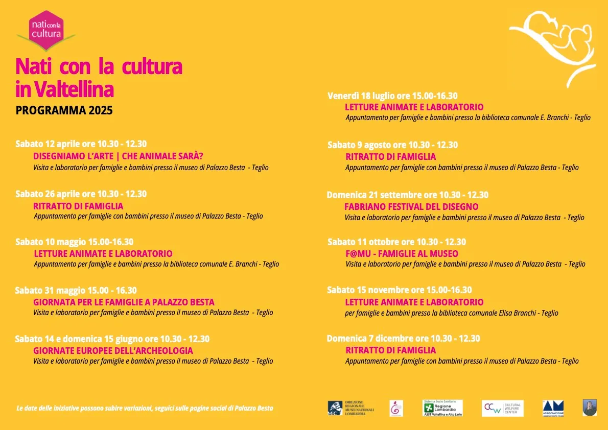 Immagine Evento Nati con la cultura in Valtellina | Calendario Valtellinese