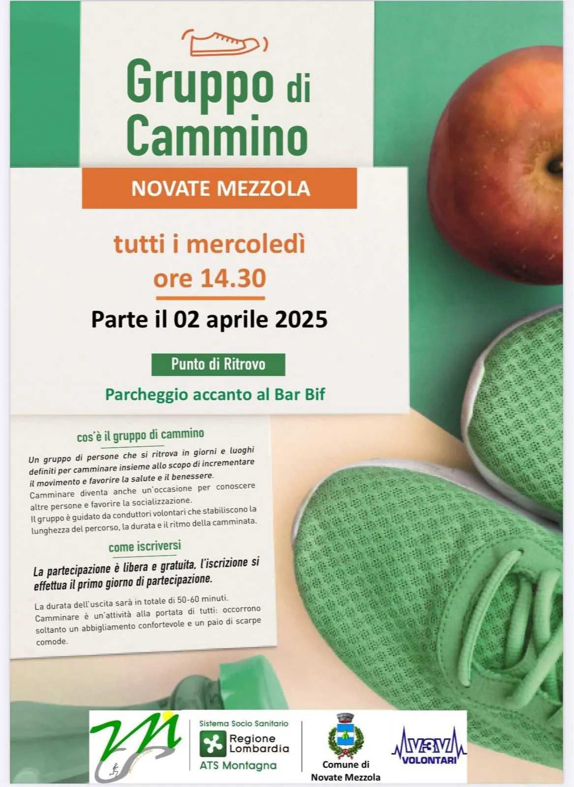 Immagine Evento Gruppo di cammino Novate Mezzola | Calendario Valtellinese