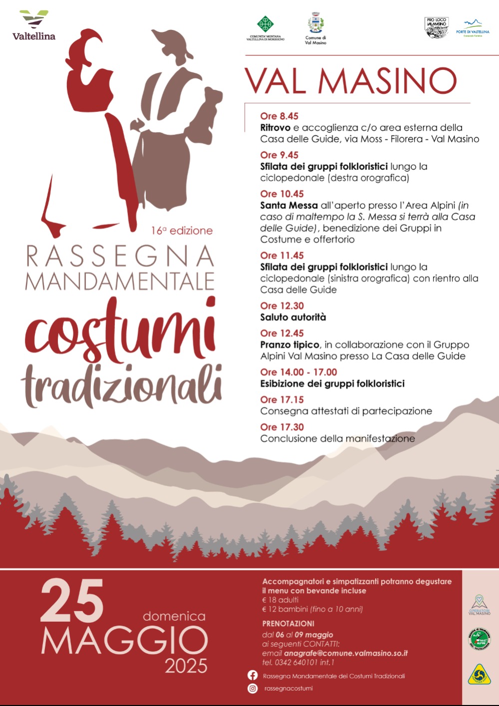 Immagine Evento Rassegna mandamentale costumi tradizionale | Calendario Valtellinese