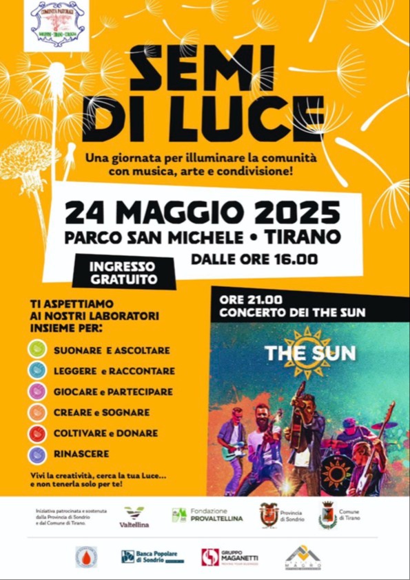 Immagine Evento Semi di Luce | Calendario Valtellinese