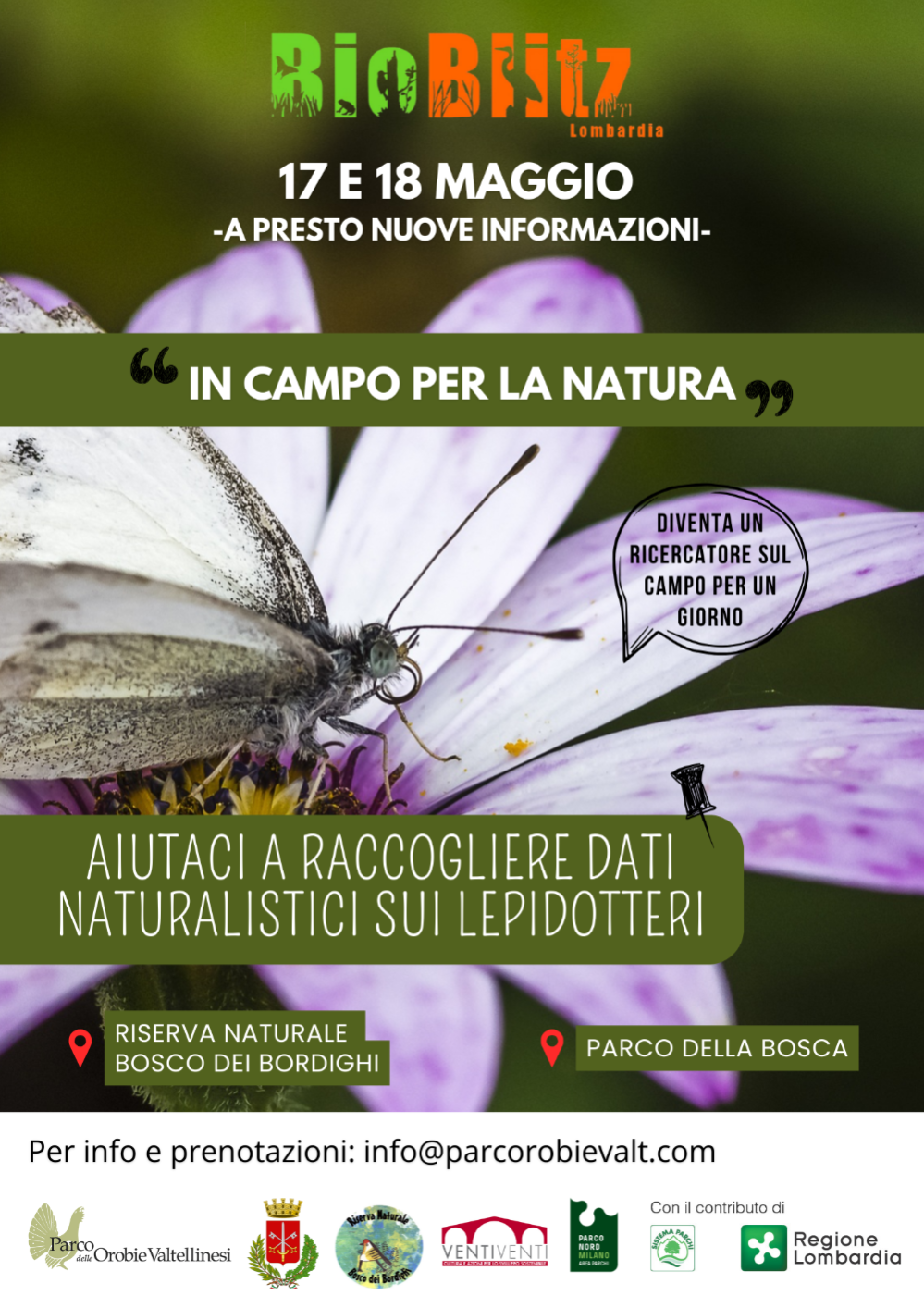 Immagine Evento BioBlitz Lombardia | Calendario Valtellinese