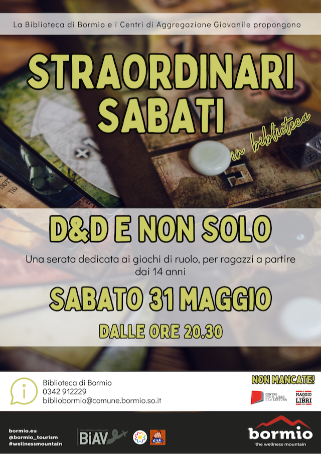 Immagine Evento Straordinari sabati | Calendario Valtellinese