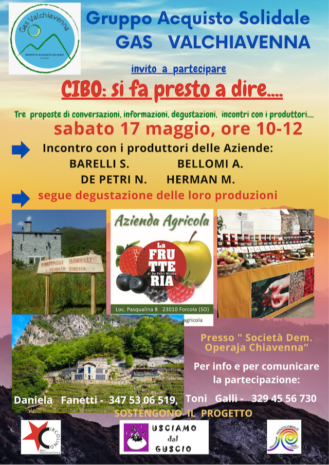 Immagine Evento CIBO: si fa presto a dire… | Calendario Valtellinese