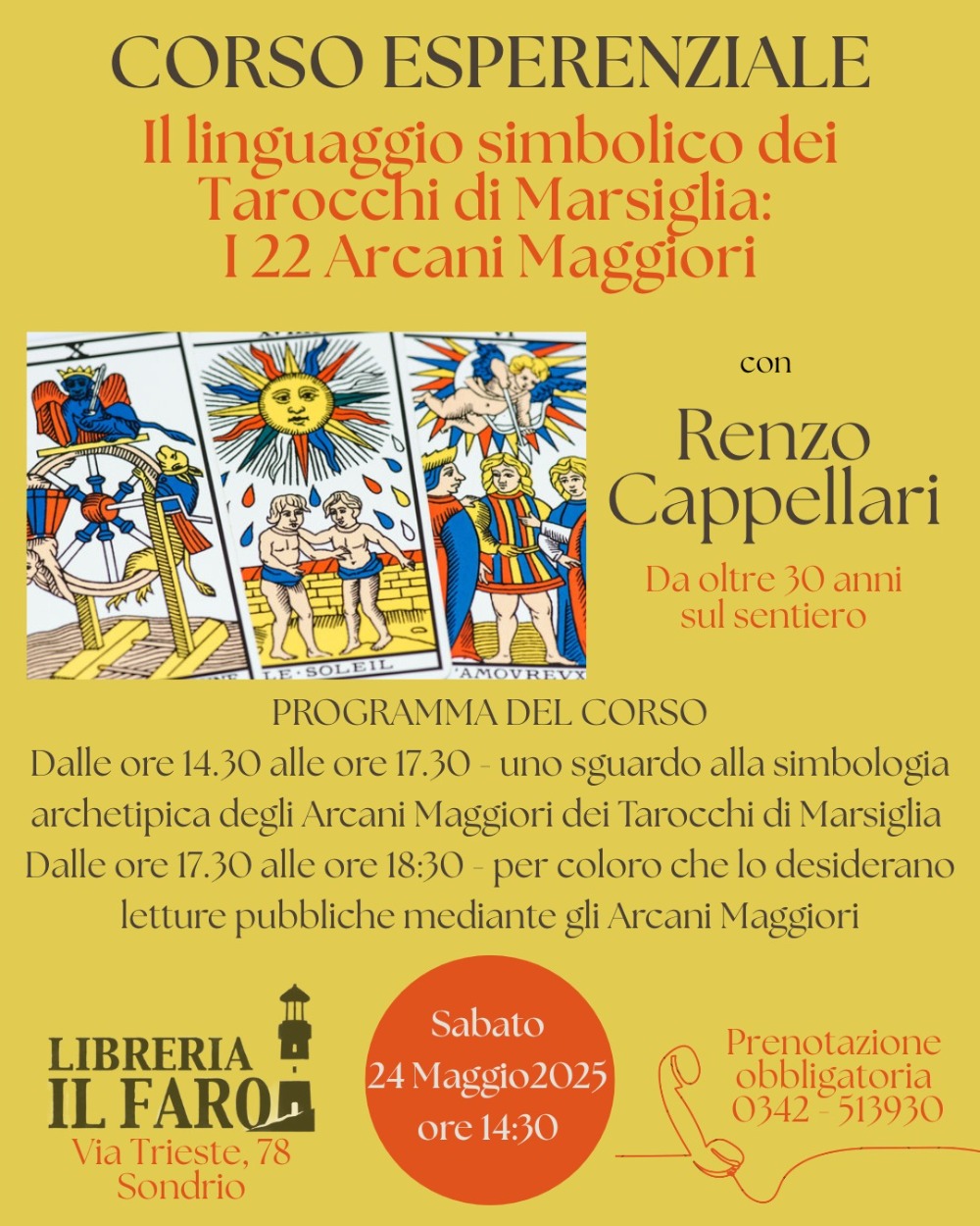 Immagine Evento Il linguaggio simbolico dei Tarocchi di Marsiglia | Calendario Valtellinese