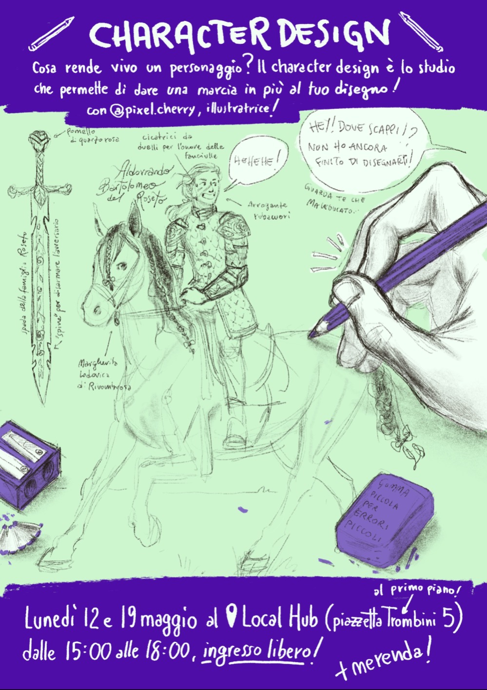 Immagine Evento Character Design | Calendario Valtellinese