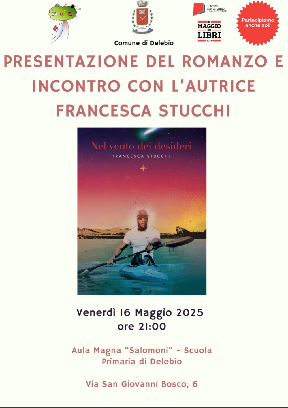 Immagine Evento Presentazione del libro “Nel vento dei desideri” | Calendario Valtellinese