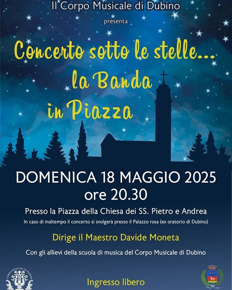 Immagine Evento Concerto sotto le stelle...la Banda in Piazza | Calendario Valtellinese