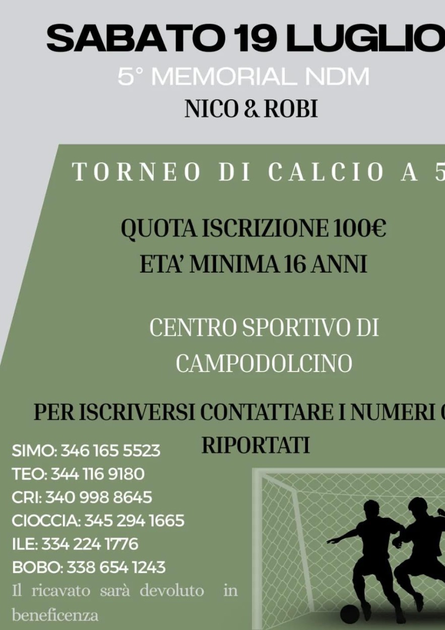 Immagine Evento Memorial NDM | Calendario Valtellinese