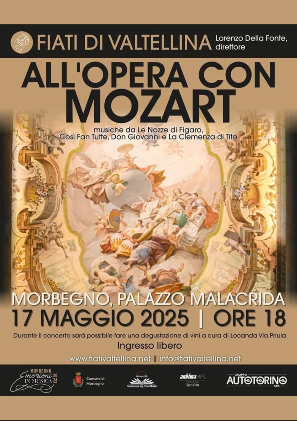 Immagine Evento All'opera con Mozart | Calendario Valtellinese