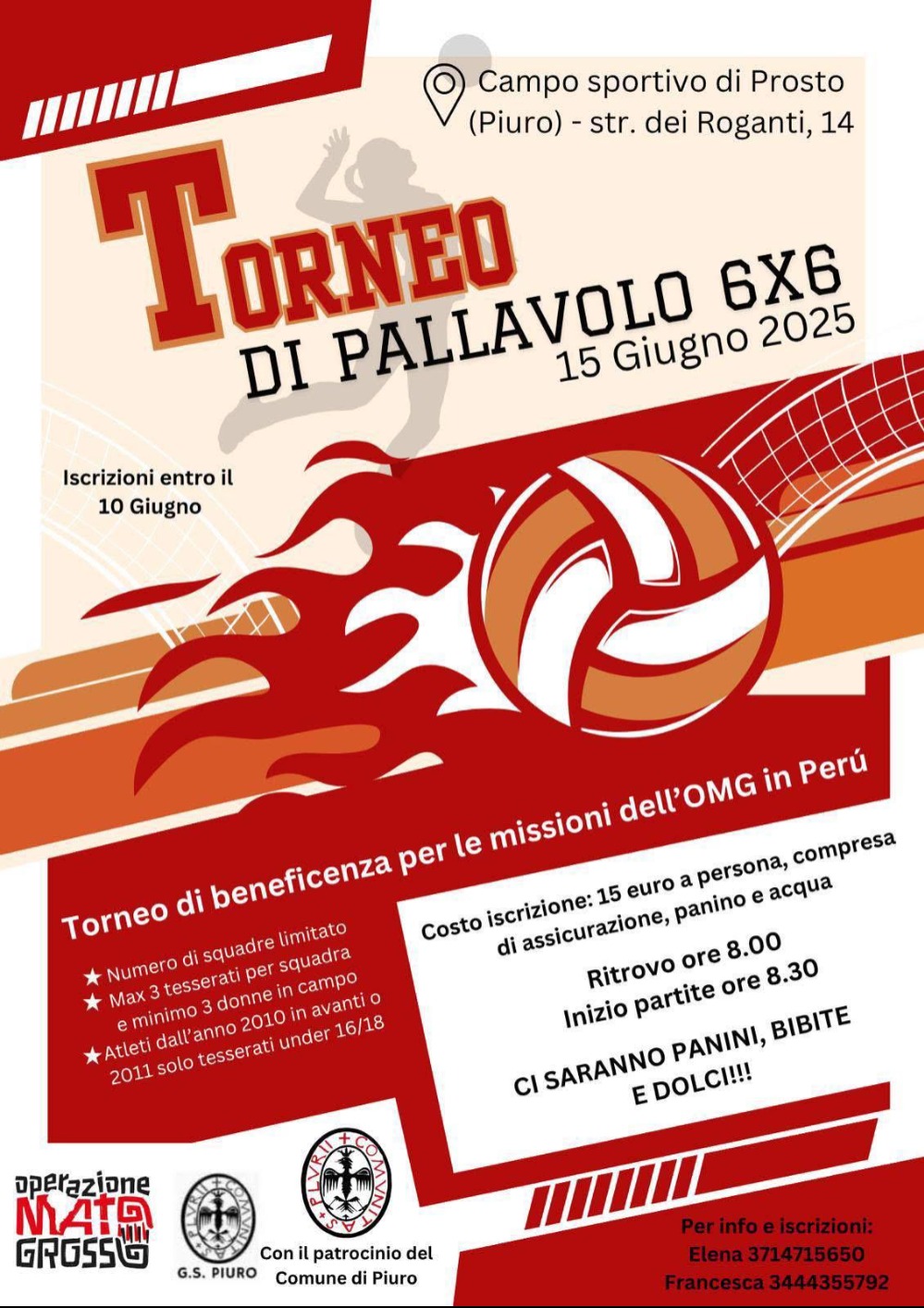 Immagine Evento Torneo di pallavolo 6x6 | Calendario Valtellinese