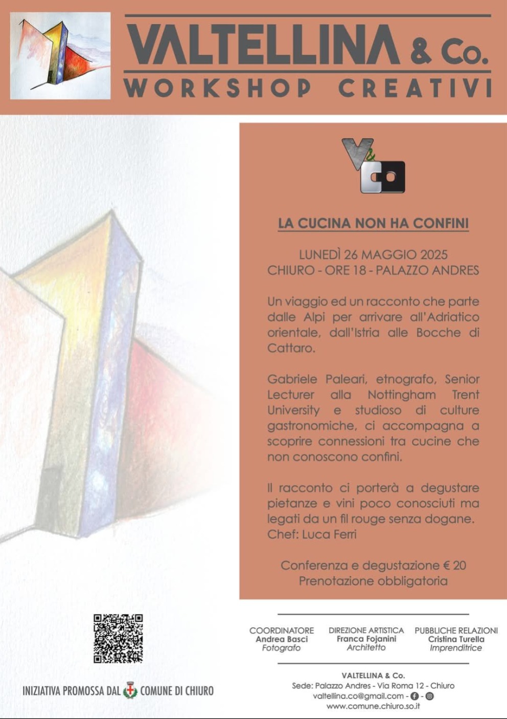 Immagine Evento Workshop Creativi La cucina non ha confini | Calendario Valtellinese
