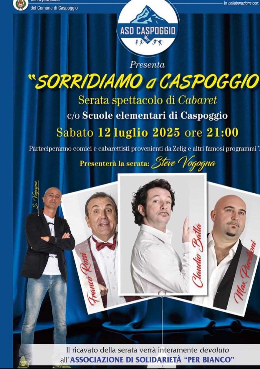 Immagine Evento Sorridiamo a Caspoggio | Calendario Valtellinese