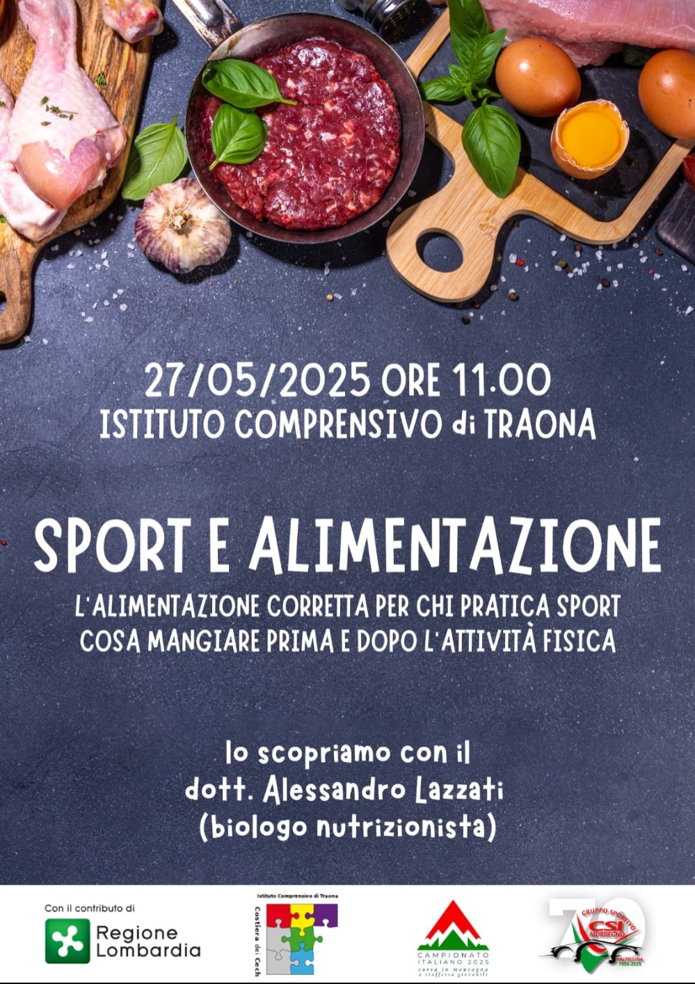Immagine Evento Sport e alimentazione | Calendario Valtellinese