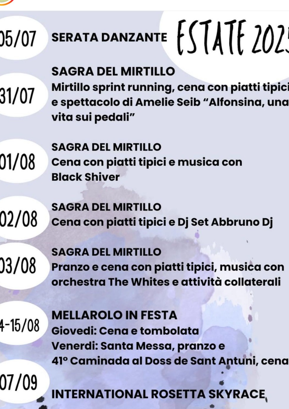Immagine Evento Estate 2025 Rasura | Calendario Valtellinese