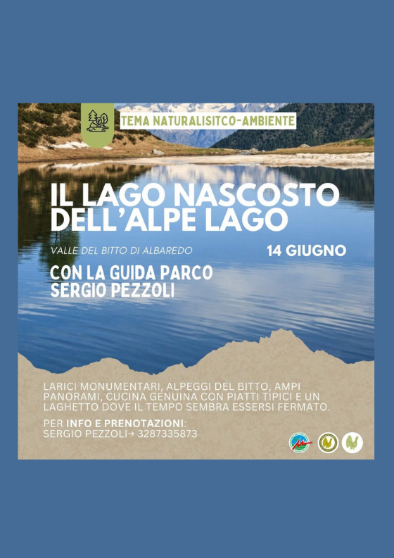 Immagine Evento Il lago nascosto dell’Alpe Lago | Calendario Valtellinese