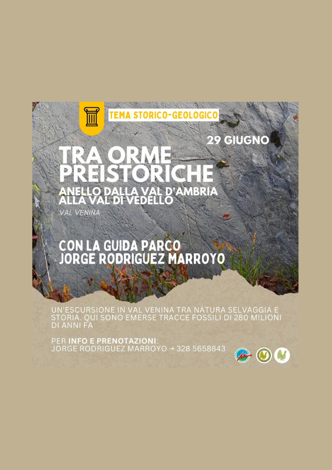 Immagine Evento Tra orme preistoriche | Calendario Valtellinese