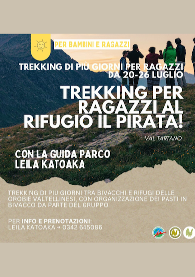 Immagine Evento Trekking per ragazzi | Calendario Valtellinese