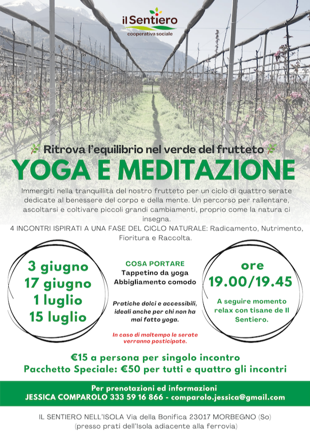 Immagine Evento Yoga e Meditazione | Calendario Valtellinese