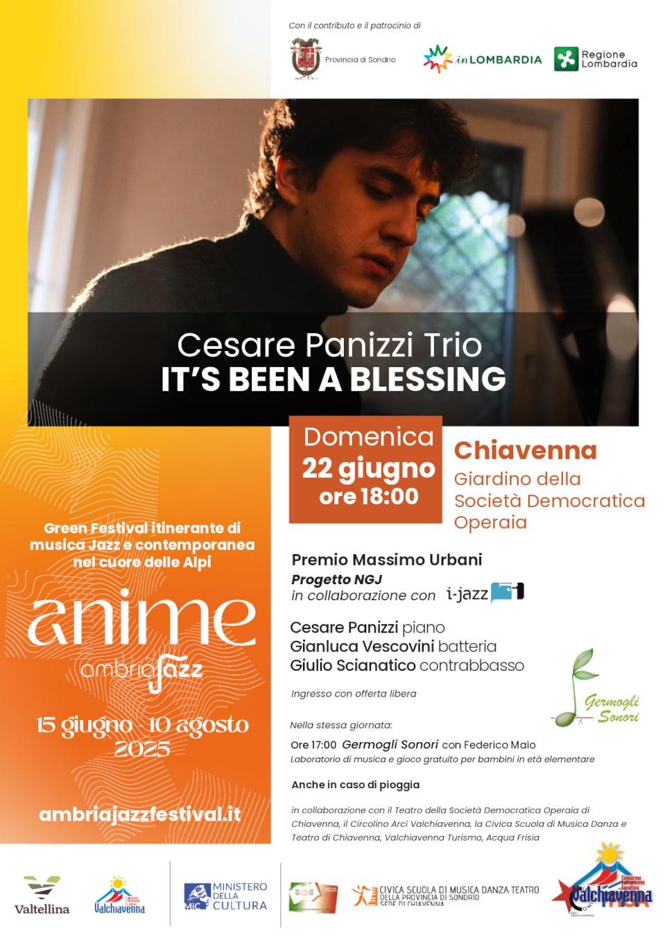 Immagine Evento Cesare Panizzi Trio | Calendario Valtellinese