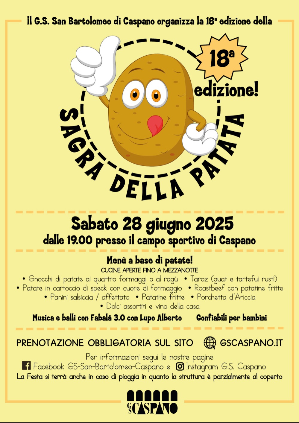 Immagine Evento Sagra della patata | Calendario Valtellinese