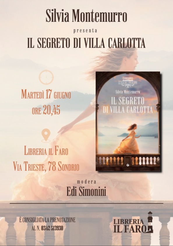 Immagine Evento Presentazione del libro “Il segreto di Villa Carlotta” | Calendario Valtellinese