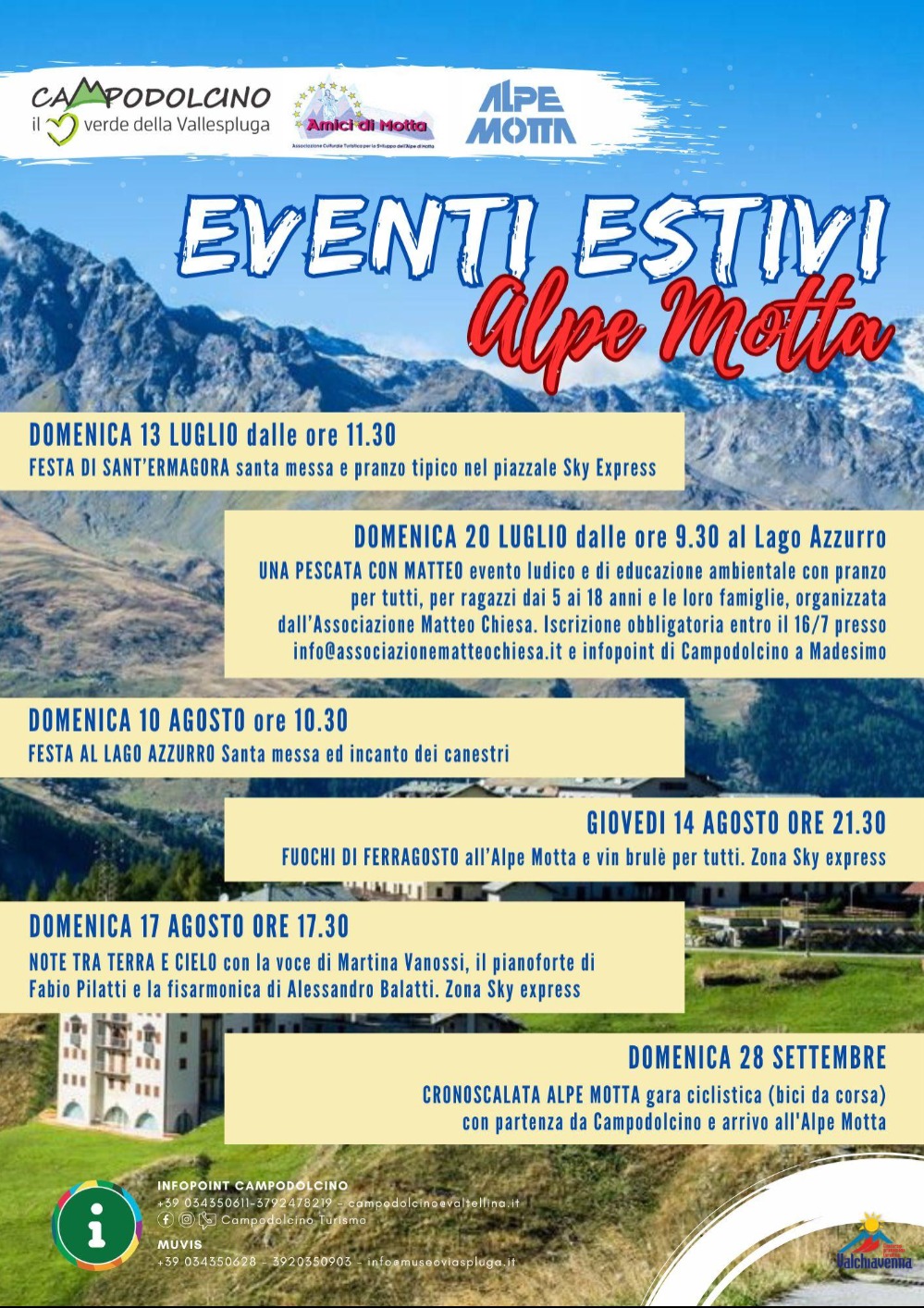 Immagine Evento Estate all’Alpe Motta | Calendario Valtellinese