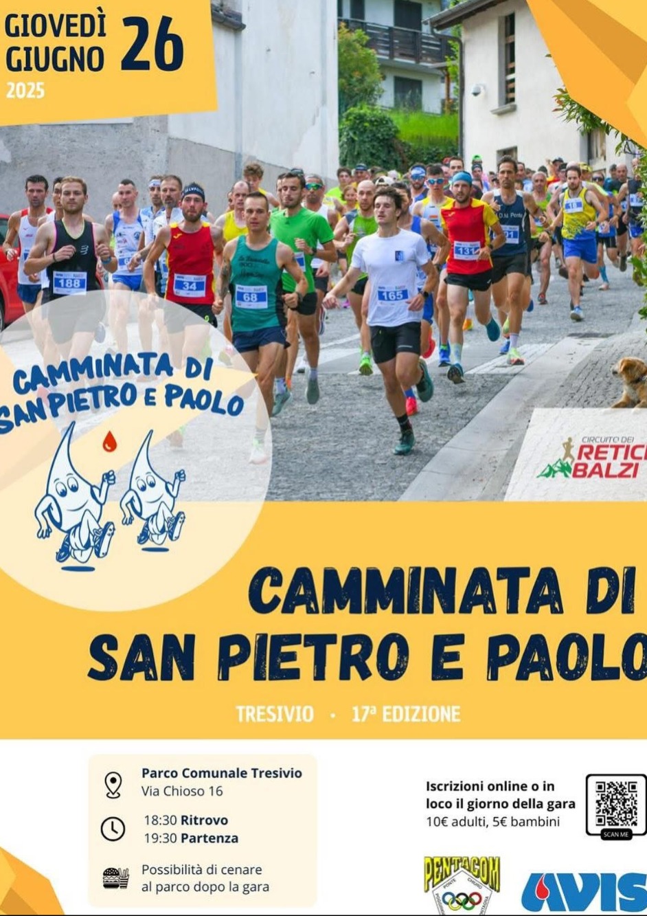 Immagine Evento Camminata di San Pietro e Paolo | Calendario Valtellinese