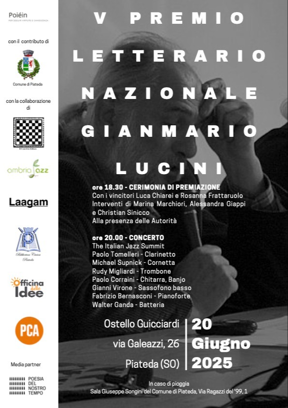 Immagine Evento Premio Letterario Nazionale Gianmario Lucini | Calendario Valtellinese