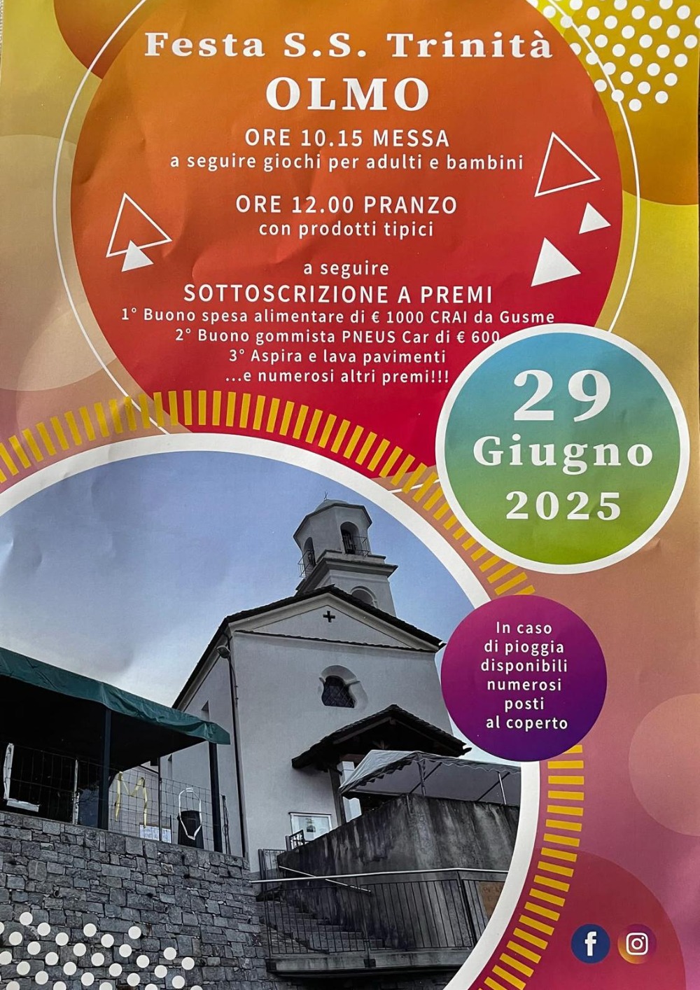 Immagine Evento Festa della SS. Trinità a Olmo | Calendario Valtellinese