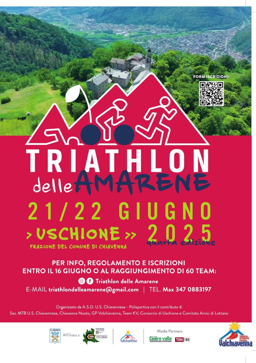 Immagine Evento Triathlon delle amarene | Calendario Valtellinese