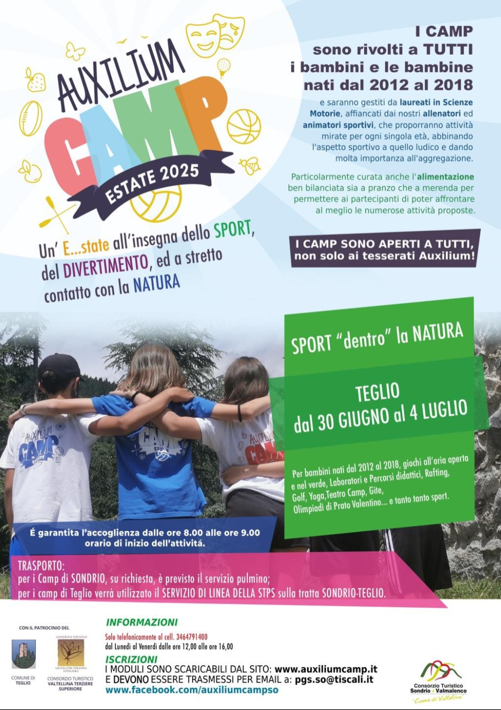 Immagine Evento Auxilium Camp | Calendario Valtellinese