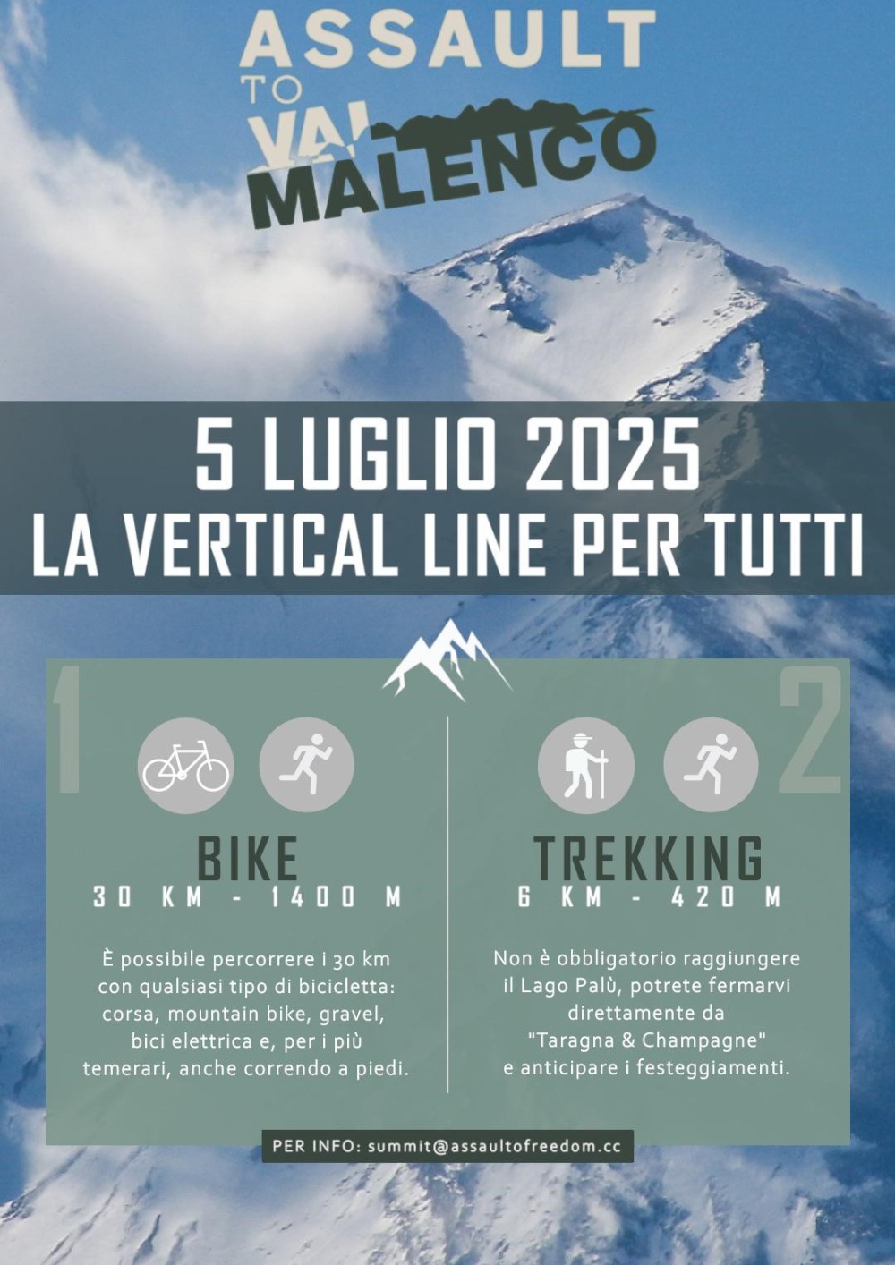 Immagine Evento Assault to Valmalenco | Calendario Valtellinese