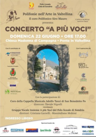 Immagine Evento Concerto "a più voci" | Calendario Valtellinese