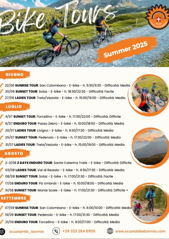 Immagine Evento Bike Tours Summer | Calendario Valtellinese