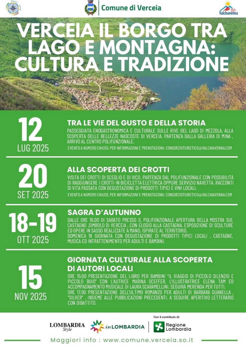 Immagine Evento Verceia il borgo tra lago e montagna | Calendario Valtellinese