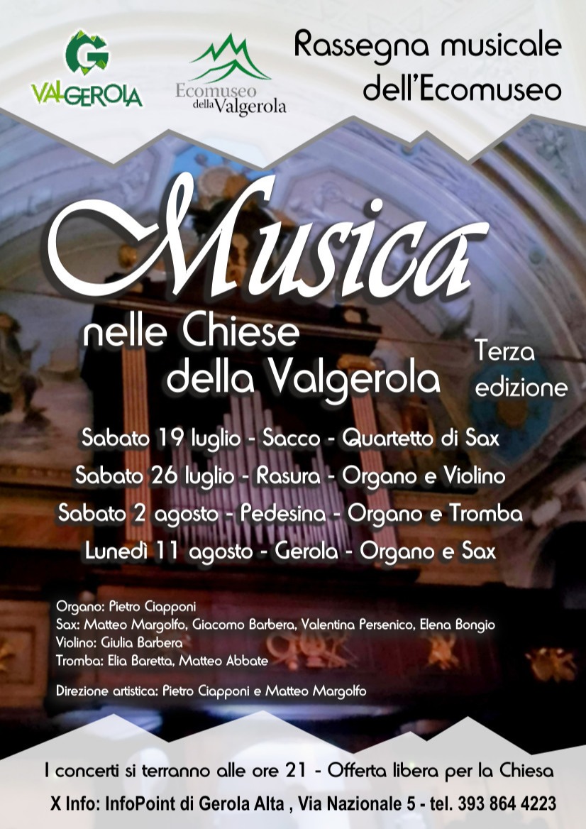Immagine Evento Musica nelle Chiese della Valgerola | Calendario Valtellinese