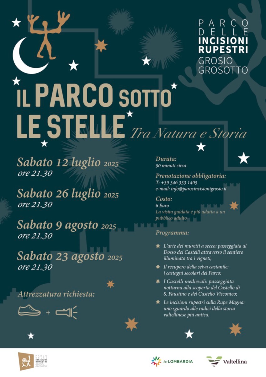 Immagine Evento Il parco sotto le stelle | Calendario Valtellinese