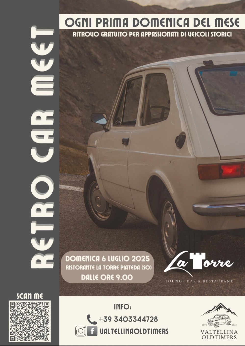 Immagine Evento Retro Car Meet | Calendario Valtellinese