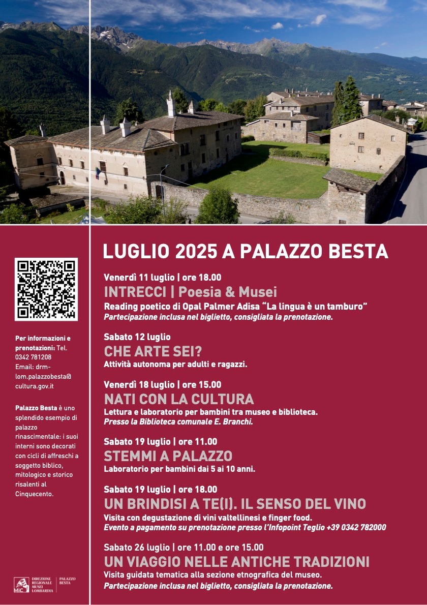 Immagine Evento Luglio a Palazzo Besta | Calendario Valtellinese