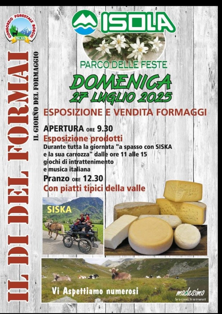 Immagine Evento Dì del Formai | Calendario Valtellinese