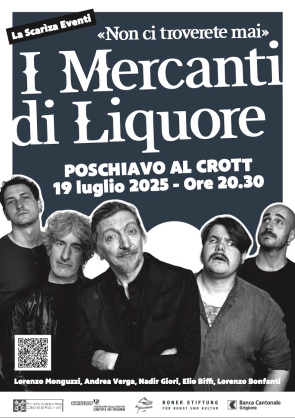 Immagine Evento Concerto "I mercanti di liquore" | Calendario Valtellinese