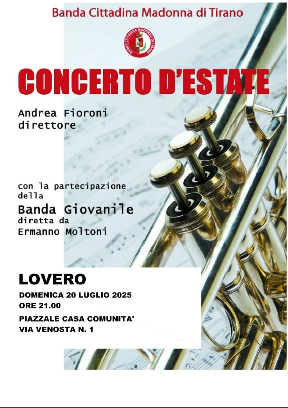 Immagine Evento Concerto d'estate | Calendario Valtellinese