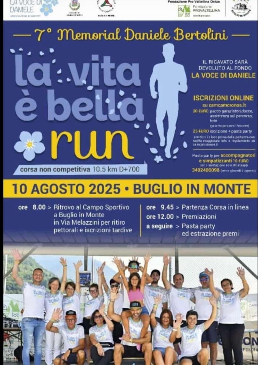 Immagine Evento La vita è bella run | Calendario Valtellinese