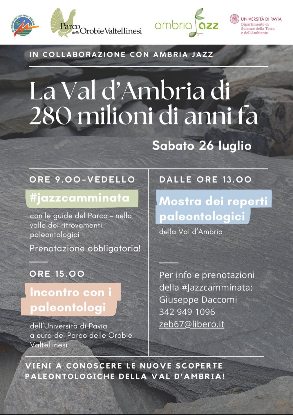 Immagine Evento La Val d’Ambria di 280 milioni di anni fa | Calendario Valtellinese