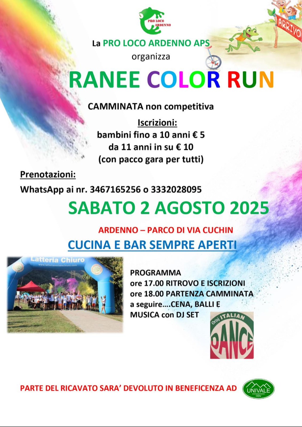 Immagine Evento Ranee Color Run | Calendario Valtellinese