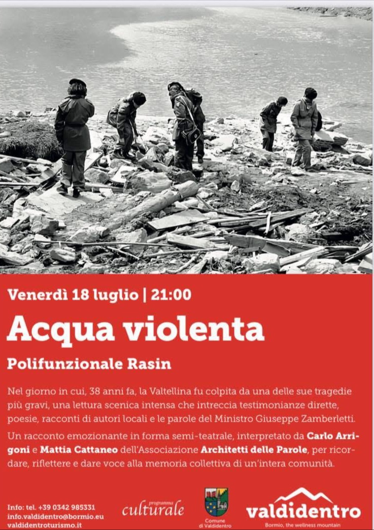Immagine Evento Acqua violenta | Calendario Valtellinese
