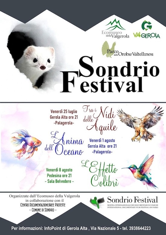 Immagine Evento Sondrio Festival – Rassegna documentari naturalistici in Valgerola | Calendario Valtellinese