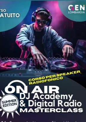 Immagine Evento Corso gratuito DJ Academy & Digital Radio Masterclass | Calendario Valtellinese