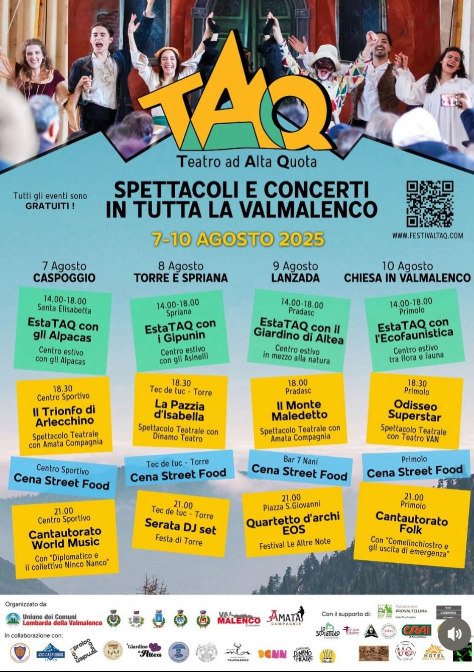 Immagine Evento Festival Taq | Calendario Valtellinese