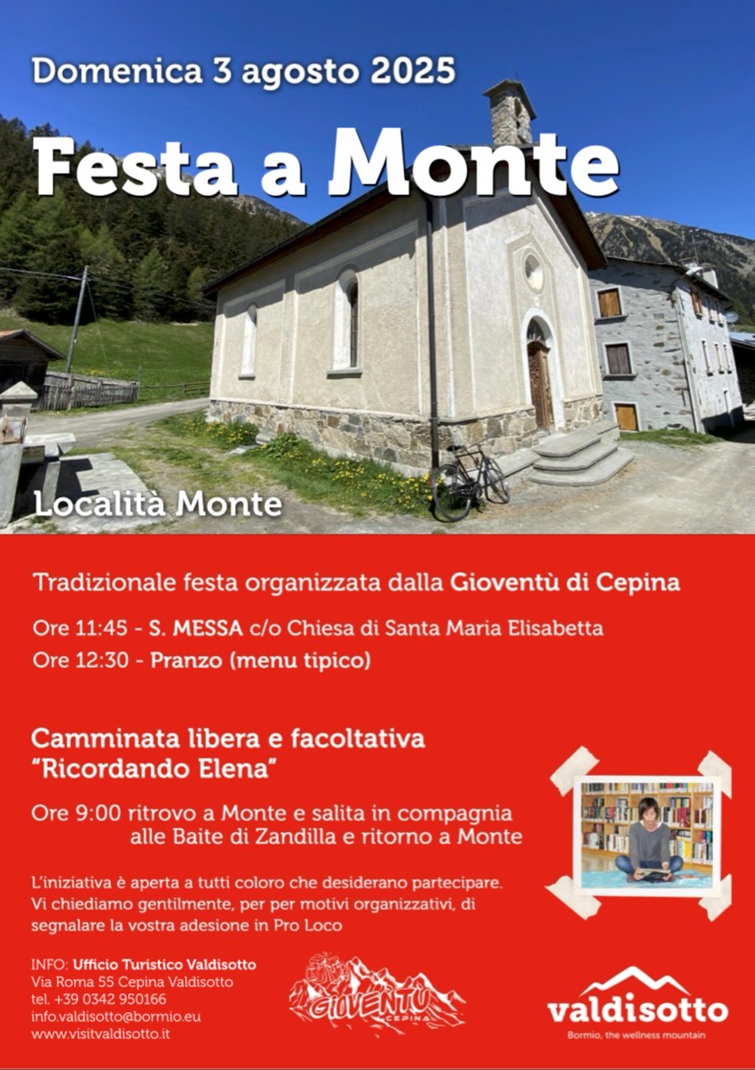 Immagine Evento Festa a Monte | Calendario Valtellinese